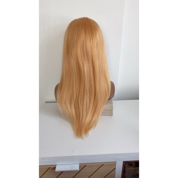 20” 100% human hair honey blonde main image 5
